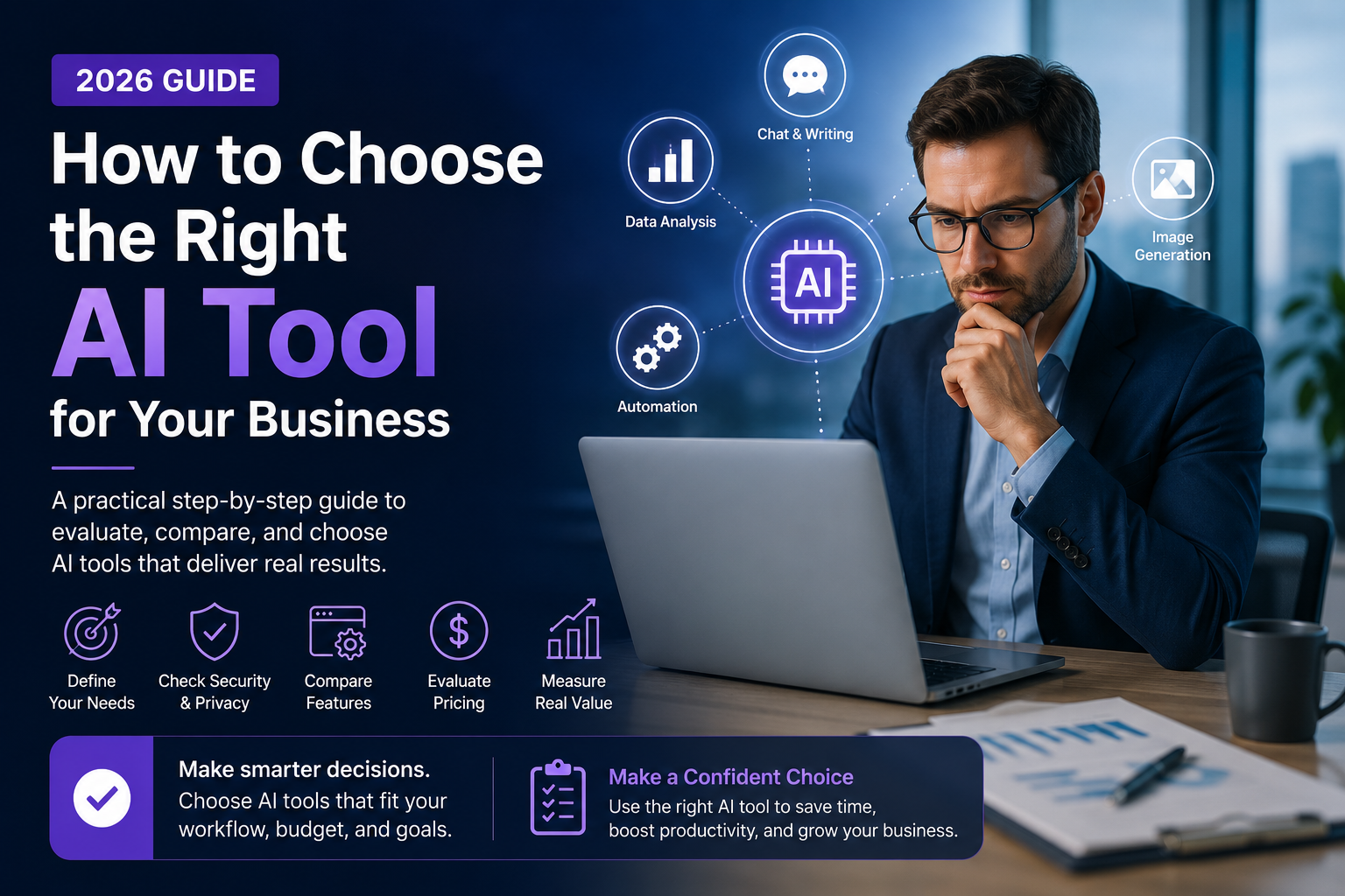 How to Choose the Right AI Tool for Your Business in 2026 How to choose the right AI tool for your business