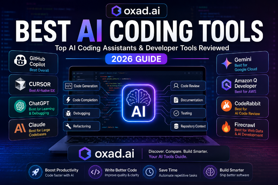 Best AI Coding Tools in 2026 – AI coding assistants and developer tools | Oxad.ai
