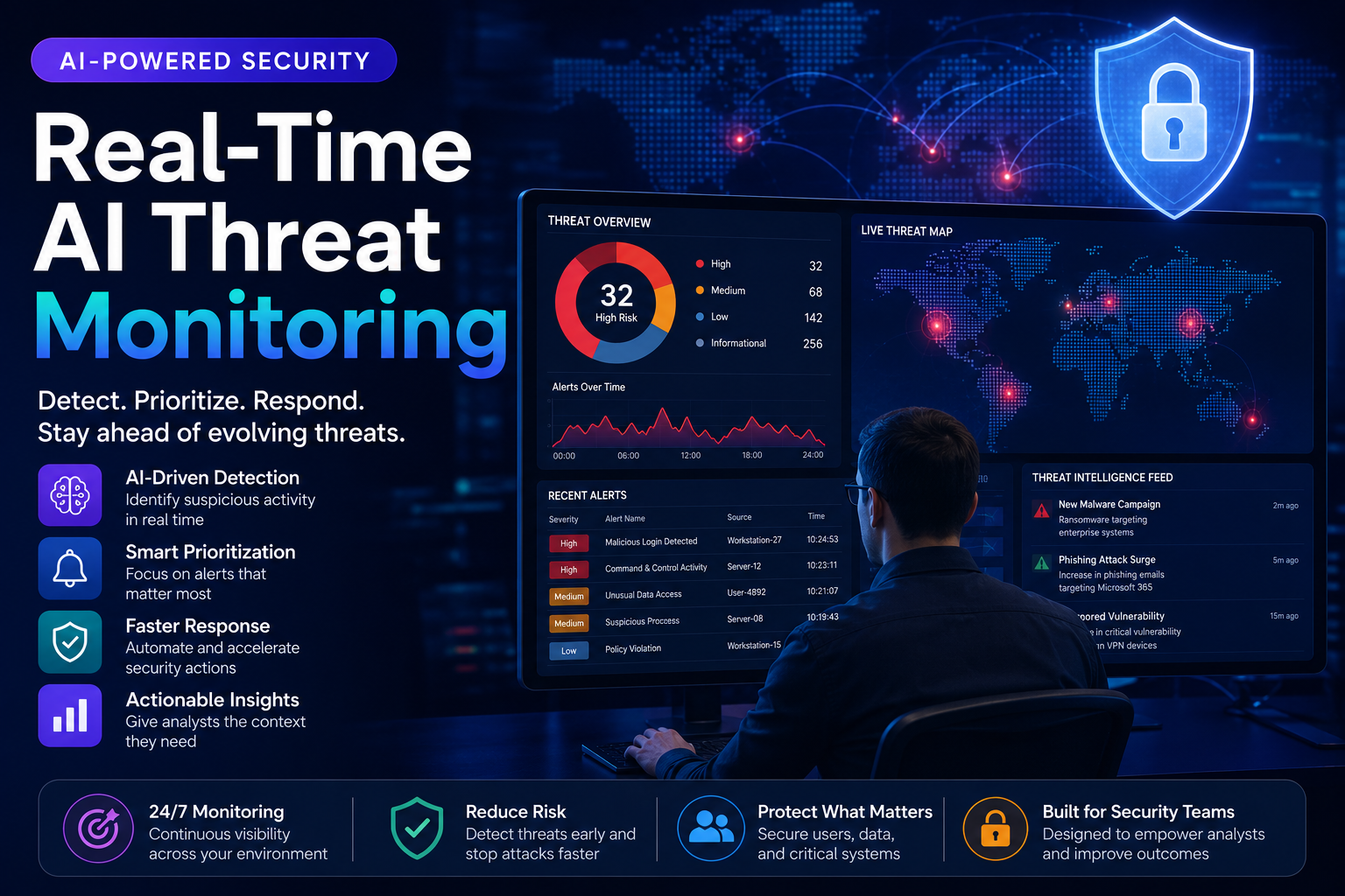 An accessible guide to AI-assisted security monitoring, including its benefits, limitations, and a practical evaluation checklist.