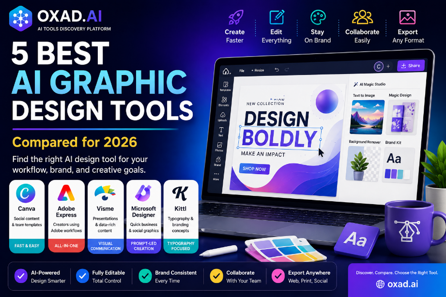 5 AI Graphic Design Tools and How to Choose the Right One