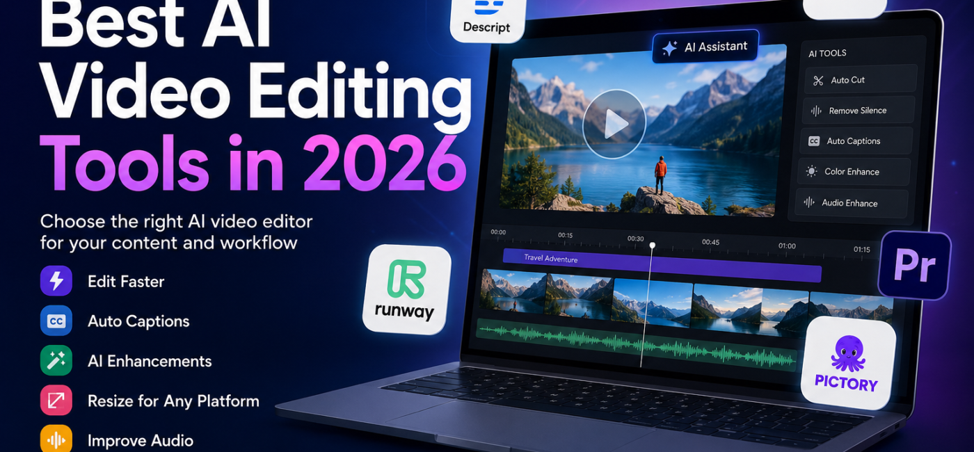 Best AI Video Editing Tools: A Workflow-Based Comparison