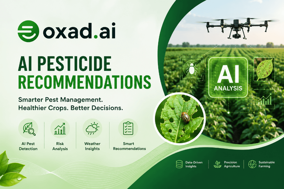 AI pesticide recommendations for smart agricultural pest management