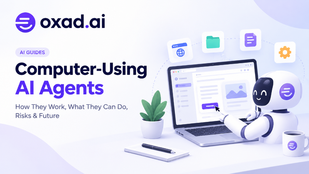 Computer-using AI agent controlling a desktop interface