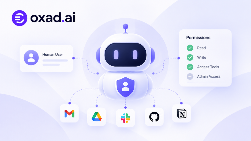 AI agent identity and permissions security illustration